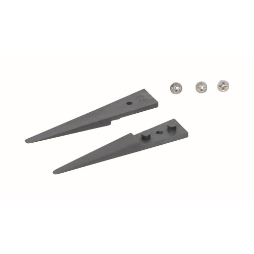 Juego de 2 puntas de fibra de carbono y 3 tornillos con puntas rectas, muy finas, redondas y planas para TL 2ACFR-SA-TL 2AXCFR-SA | TL 2AACF